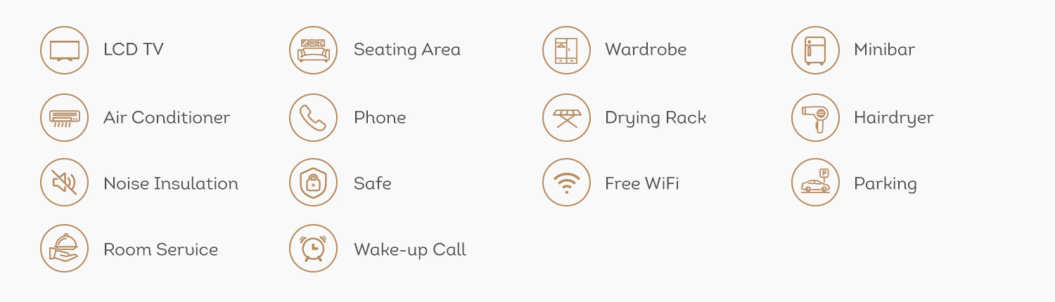 Photo with details of the room