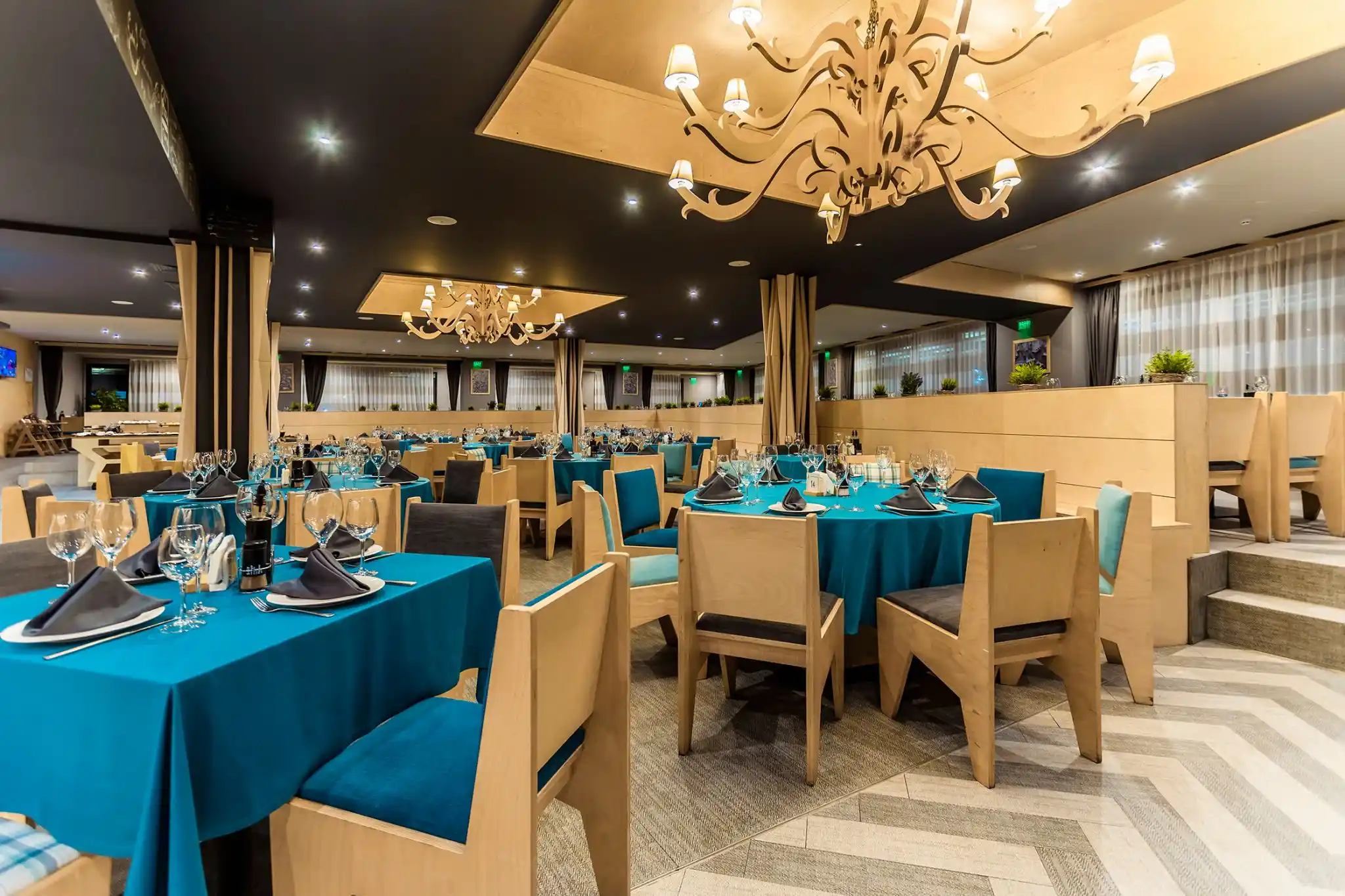 Photo from the ARTE Hotel restaurant